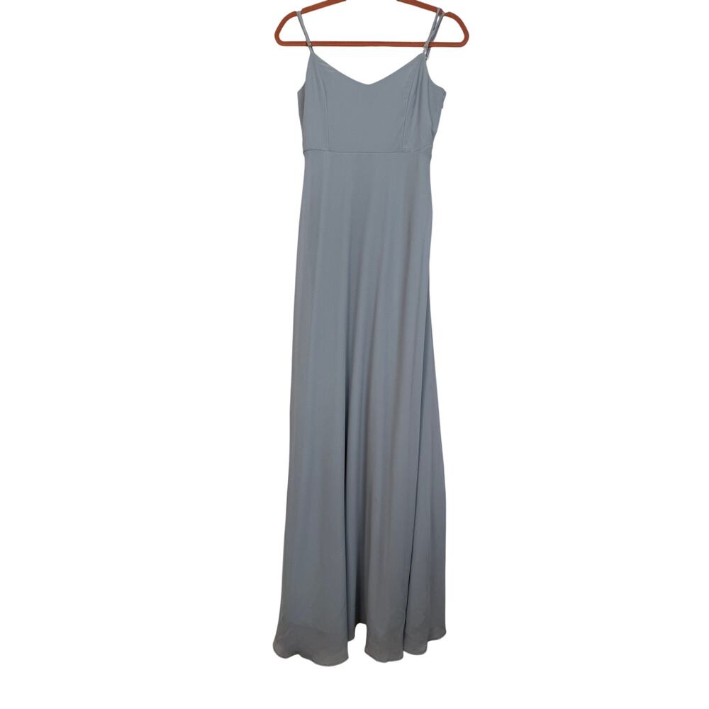 NWT Show Me Your Mumu Faith Maxi Dress Size S Small Dusty Blue Bridesmaid